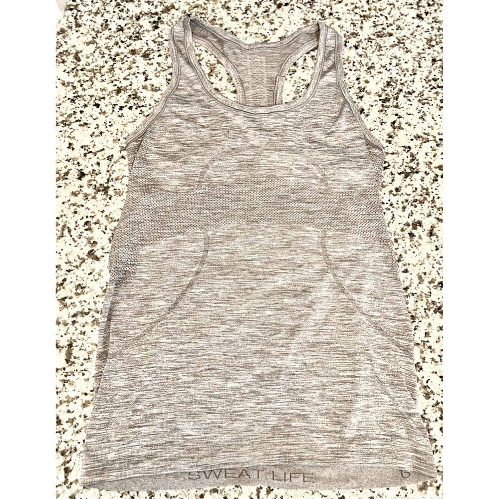 Grey Lululemon Swiftly Tech Tank Top